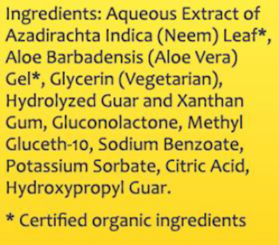 Neem Leaf & Aloe Gel Original 8 fl oz Curated Wellness