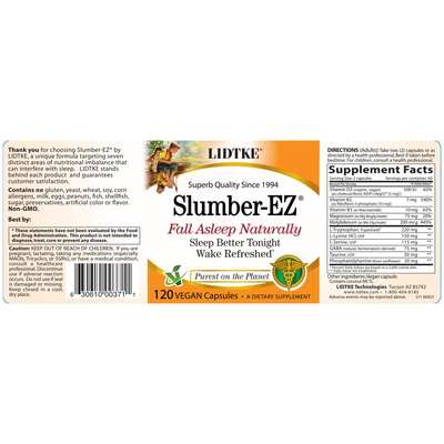 Slumber-EZ 120 caps Curated Wellness