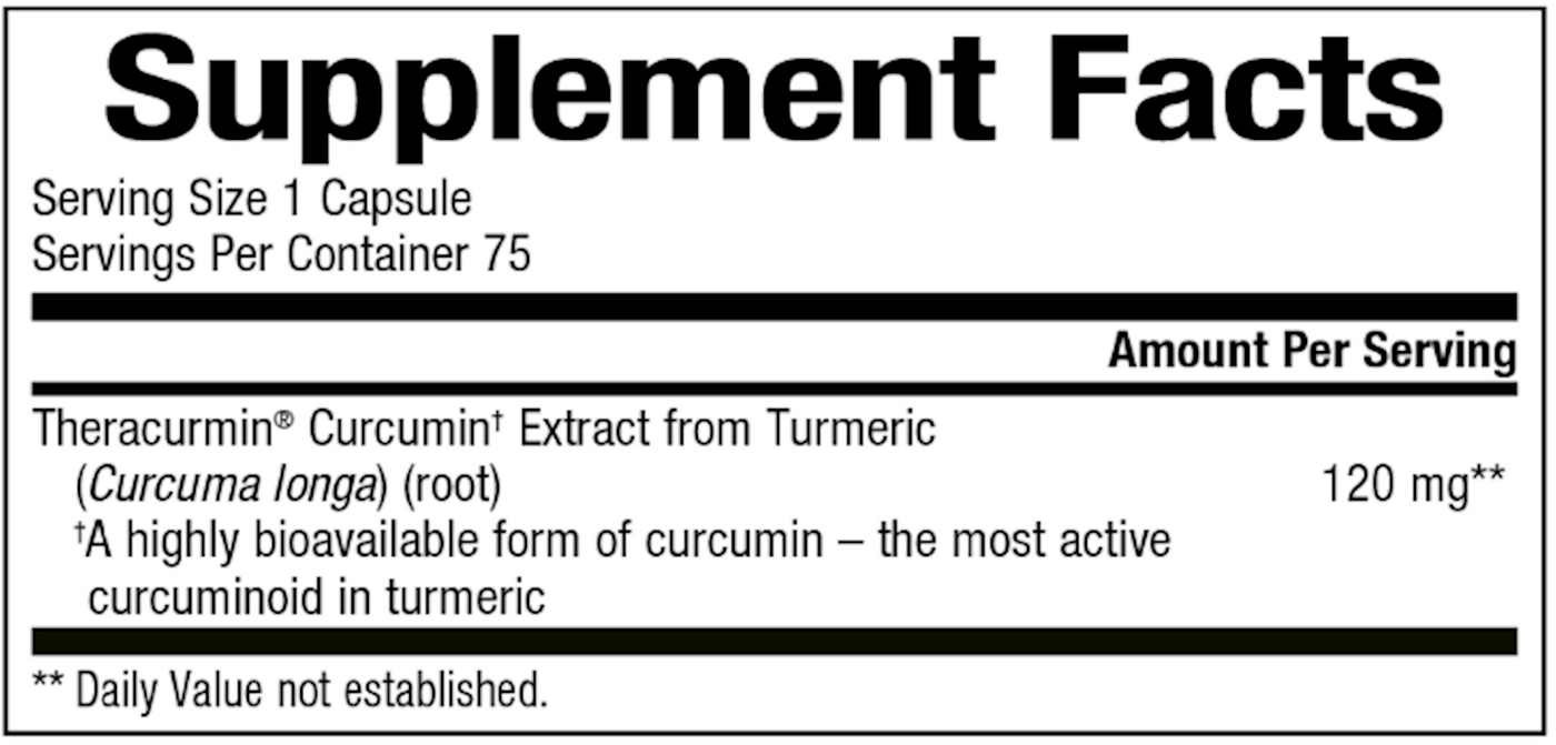 Theracurmin 2X  Curated Wellness