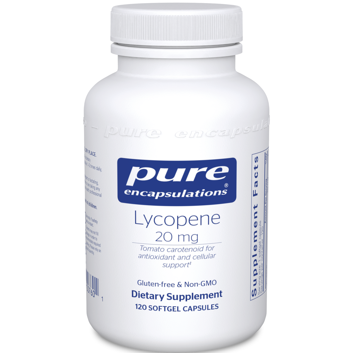 Lycopene 20 mg 120 gels Curated Wellness