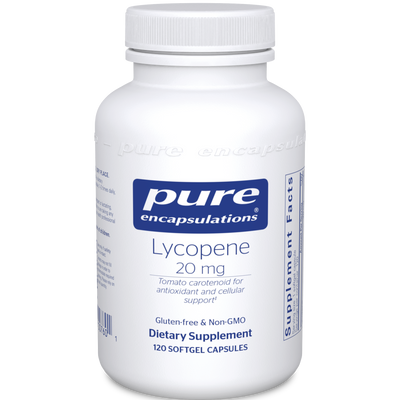 Lycopene 20 mg 120 gels Curated Wellness