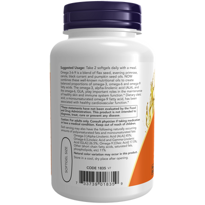 Omega 3-6-9 1000 mg  Curated Wellness