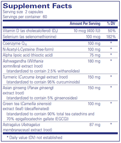 PureCell 120 vcaps Curated Wellness