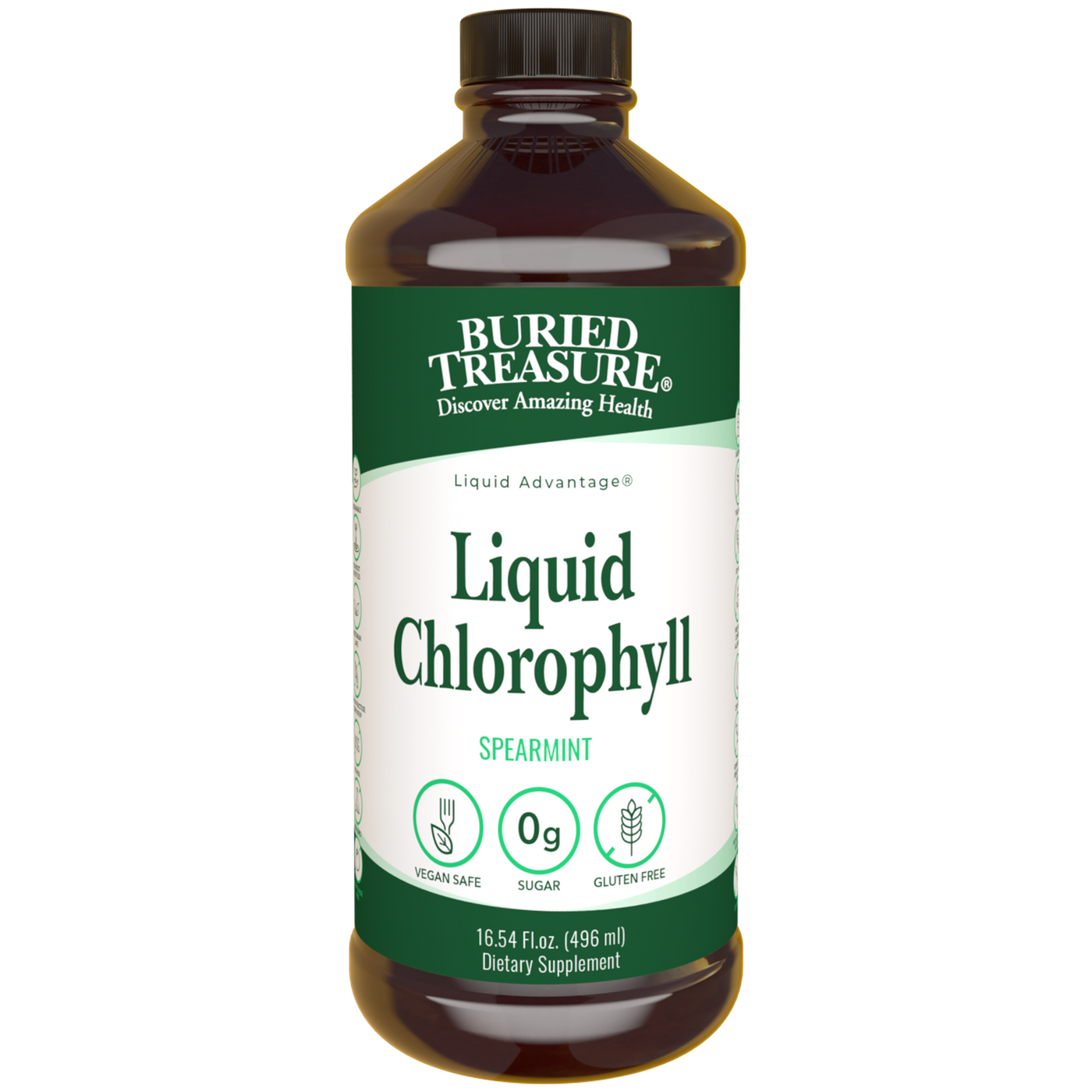 Liquid Chlorophyll Spearmint 16.54 fl oz Curated Wellness