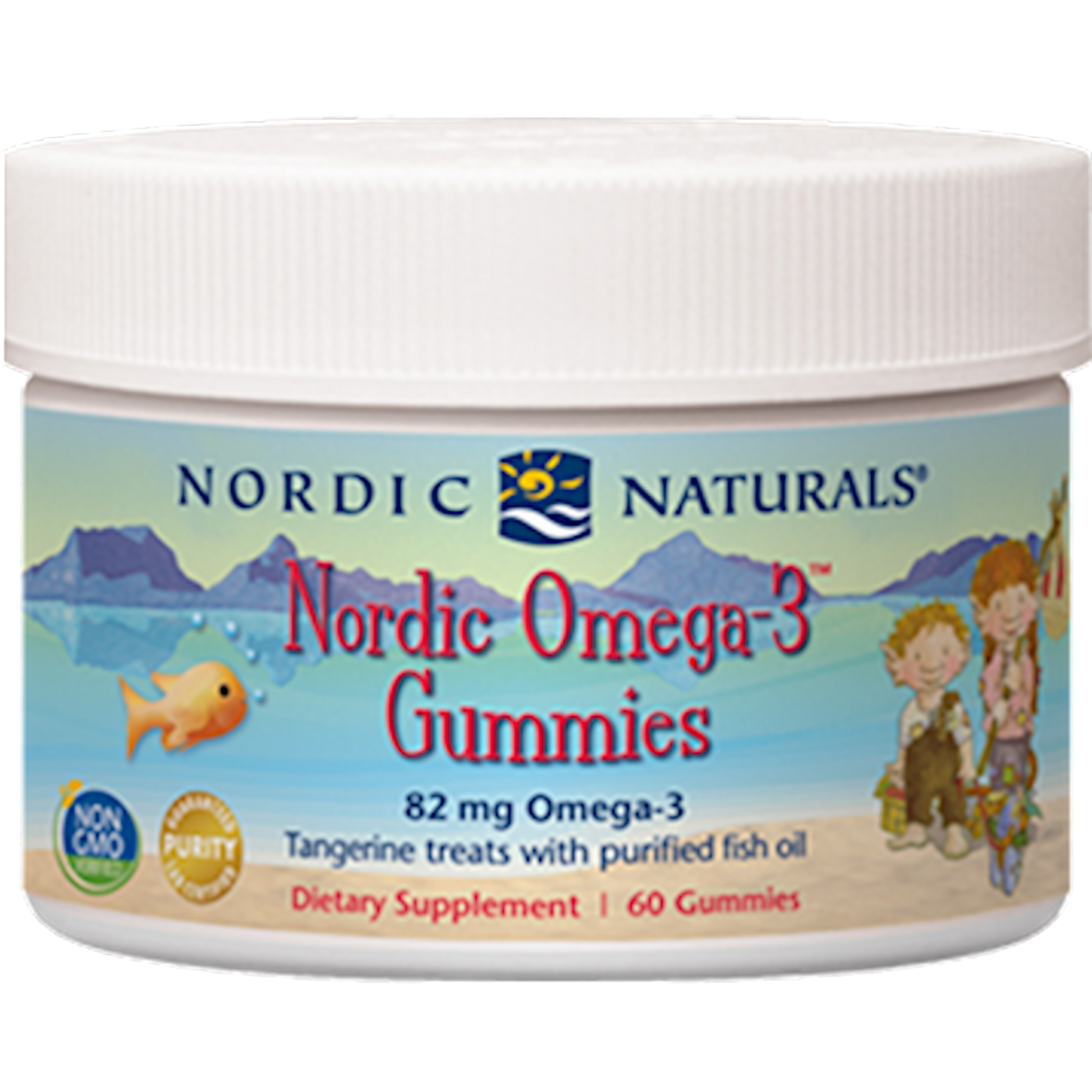 Nordic Omega-3 Gummies 60 chews Curated Wellness