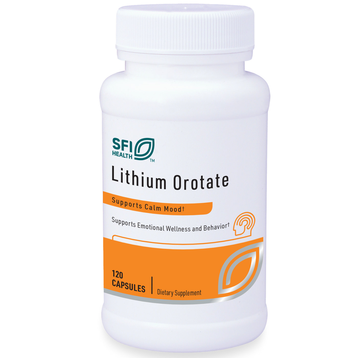 Lithium Orotate 4.8 mg 120 vcaps Curated Wellness