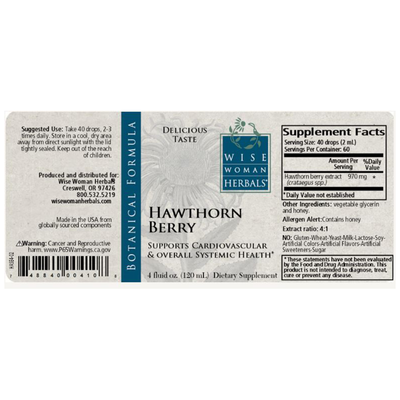 Hawthorne Berry 120ml Curated Wellness