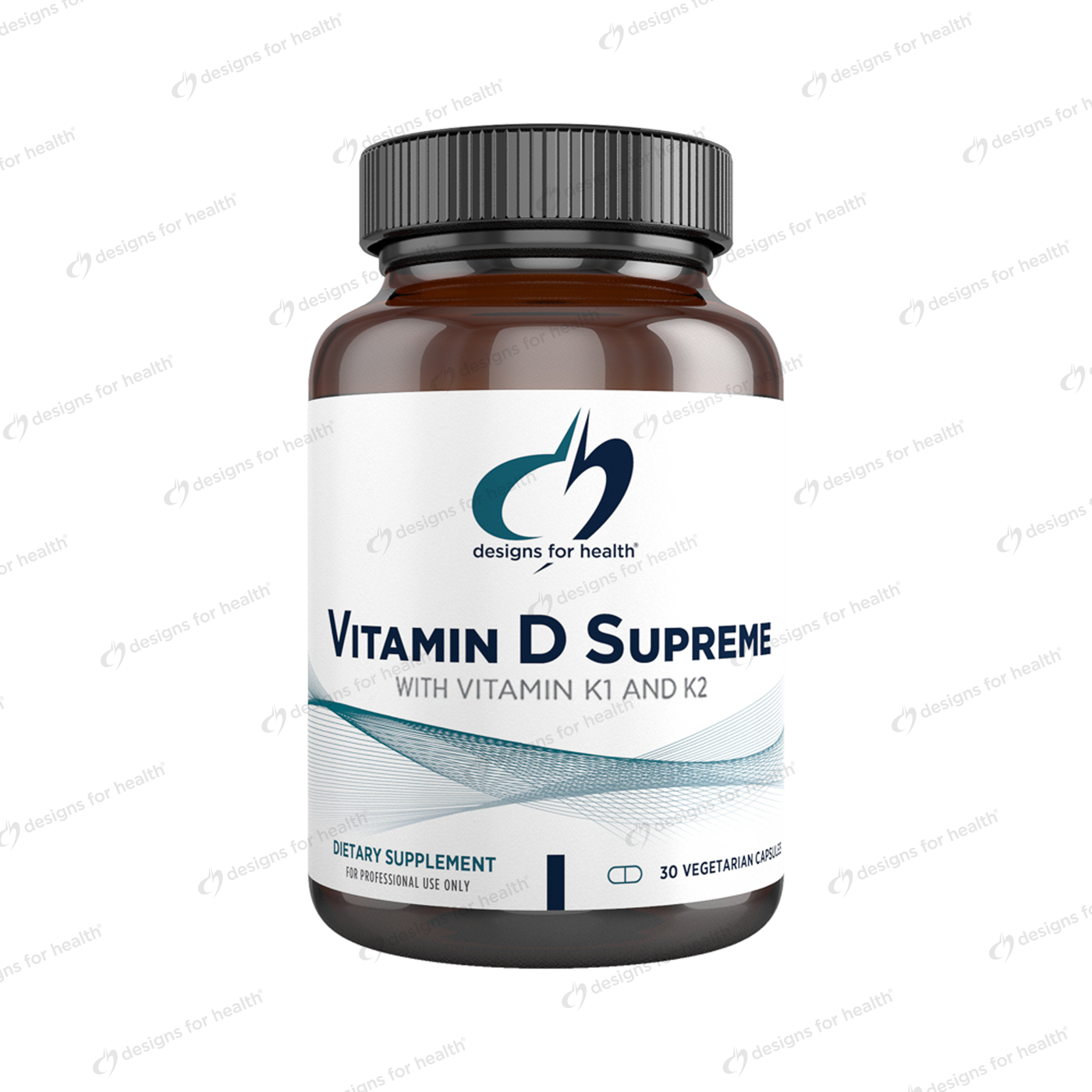 Vitamin D Supreme w Vit K1, K2 30 vcaps Curated Wellness