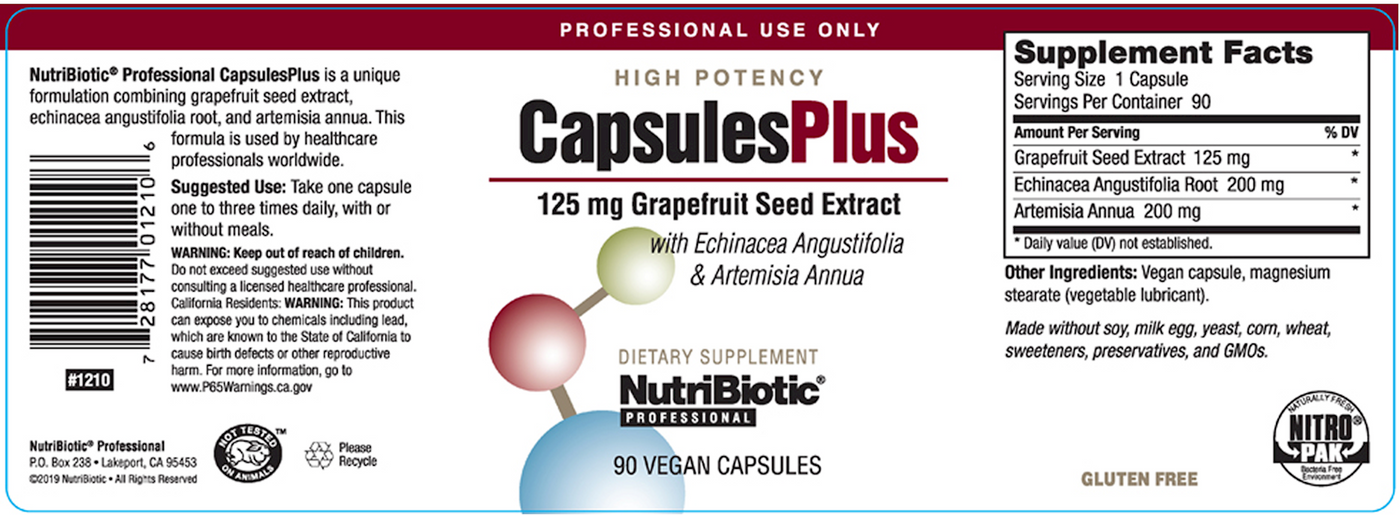 Capsules Plus 90 vegan cap Curated Wellness