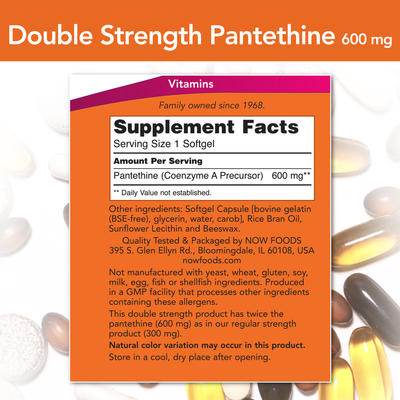 Pantethine 600 mg  Curated Wellness