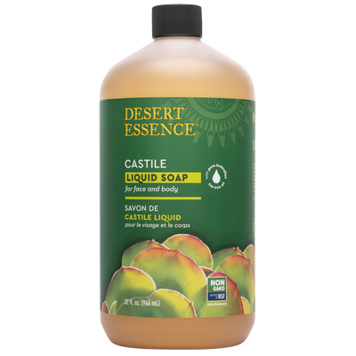 Liquid Castile Soap w/Tea Tree 32 fl oz Curated Wellness