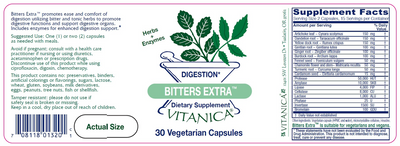 Bitters Extra 30 vcaps Curated Wellness