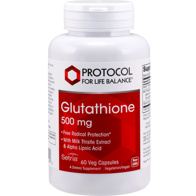 Glutathione 500 mg 60 vcaps Curated Wellness