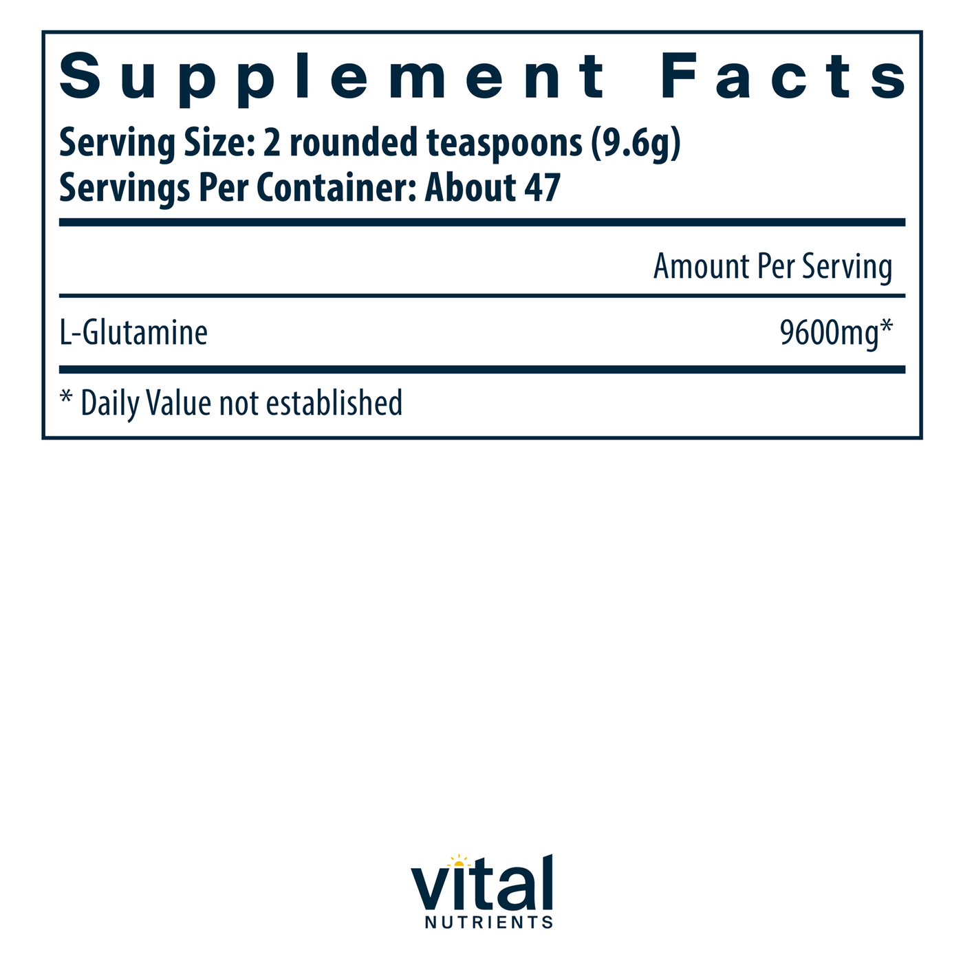 Glutamine Powder 450 grams () Curated Wellness