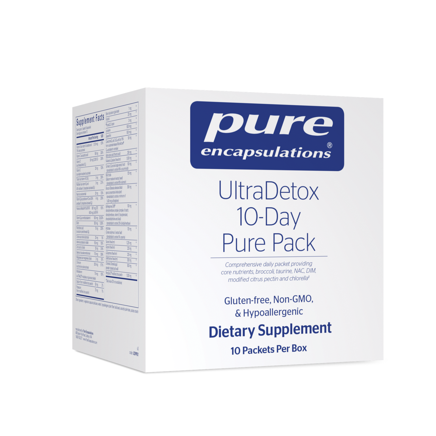 UltraDetox 10-Day Pure Pack 10 packs Curated Wellness