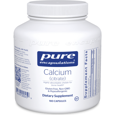 Calcium Citrate 150 mg 180 vcaps Curated Wellness