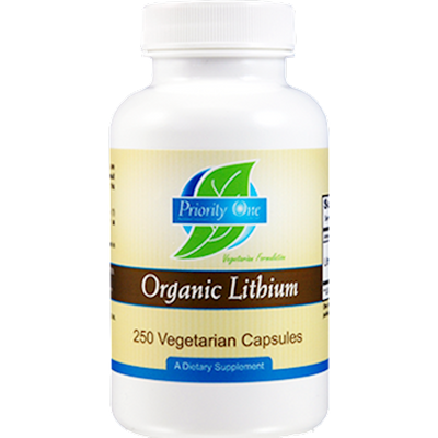 Lithium Organic 5mg 250 caps Curated Wellness