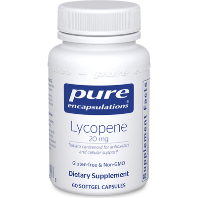 Lycopene 20 mg 60 gels Curated Wellness