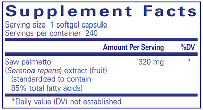 Saw Palmetto 320 240 gels Curated Wellness