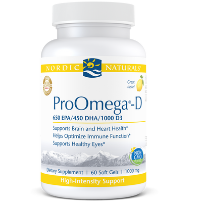 ProOmega-D Lemon 1000 mg 60 gels Curated Wellness