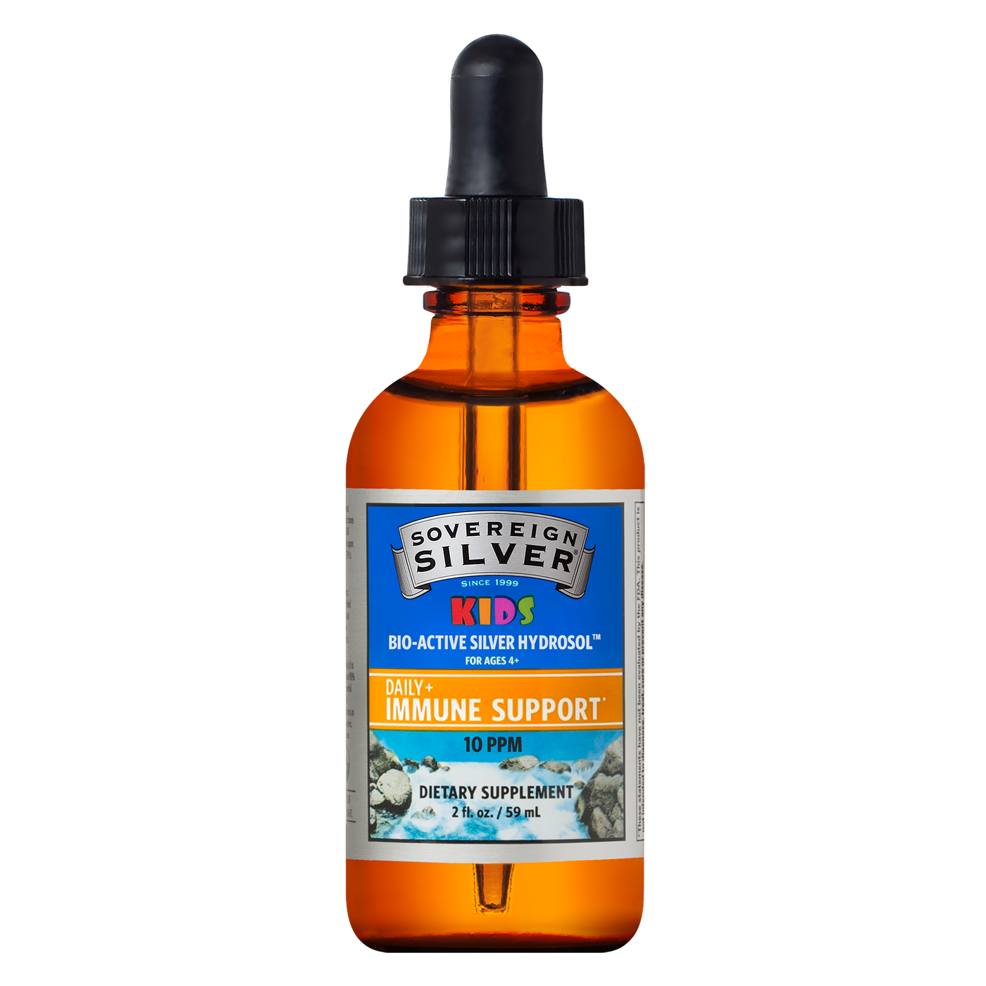 Silver Hydrosol for Kids 2 fl oz Curated Wellness