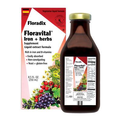 Floravital Iron Herbs Yeast-Free  Curated Wellness