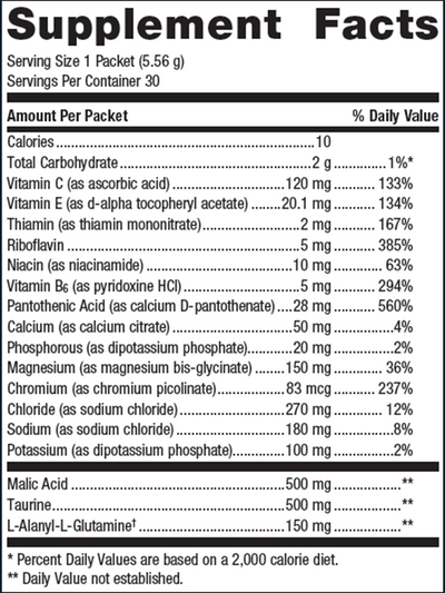 Endura Lemonade flavor 30 packets Curated Wellness