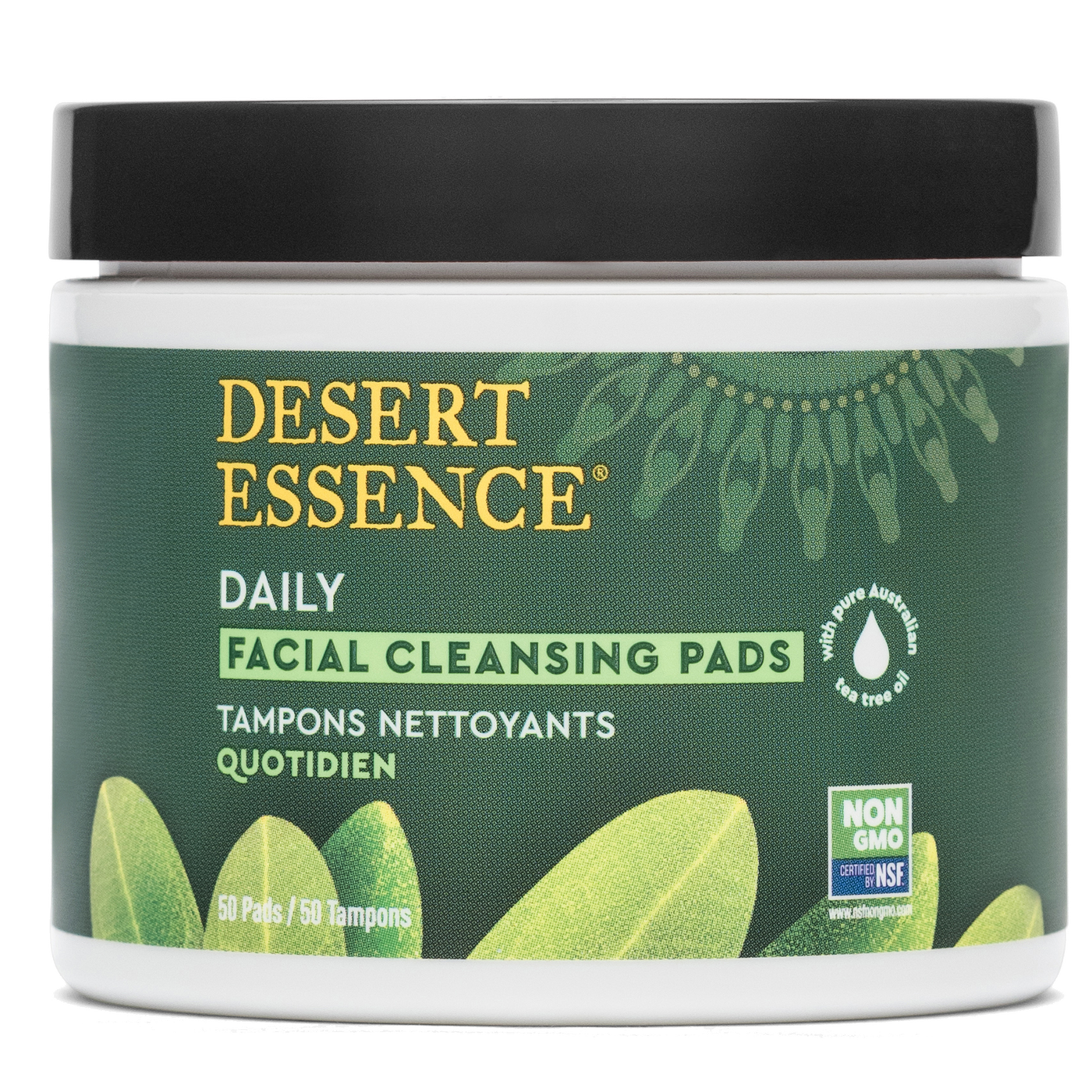 Natural Cleansing w/Tea Tree Oil 50 pads Curated Wellness