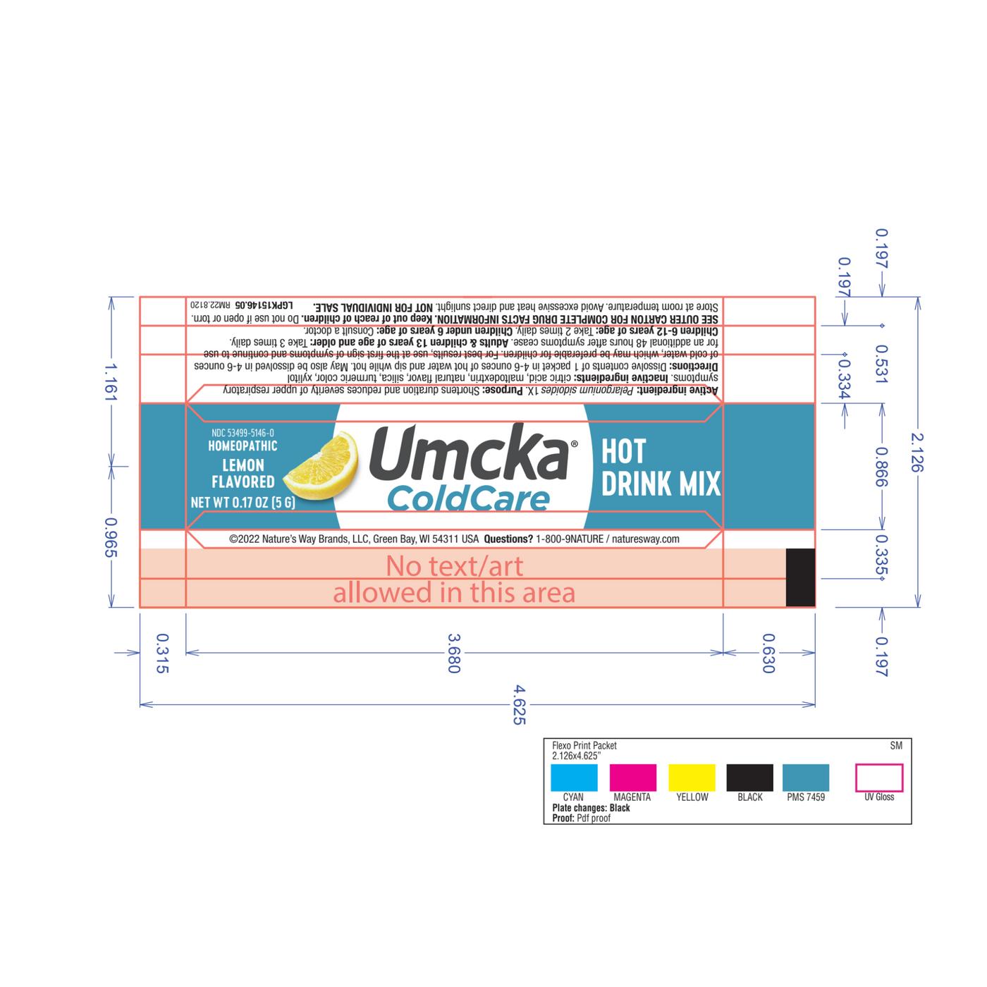 Umcka ColdCare Hot Lemon s Curated Wellness