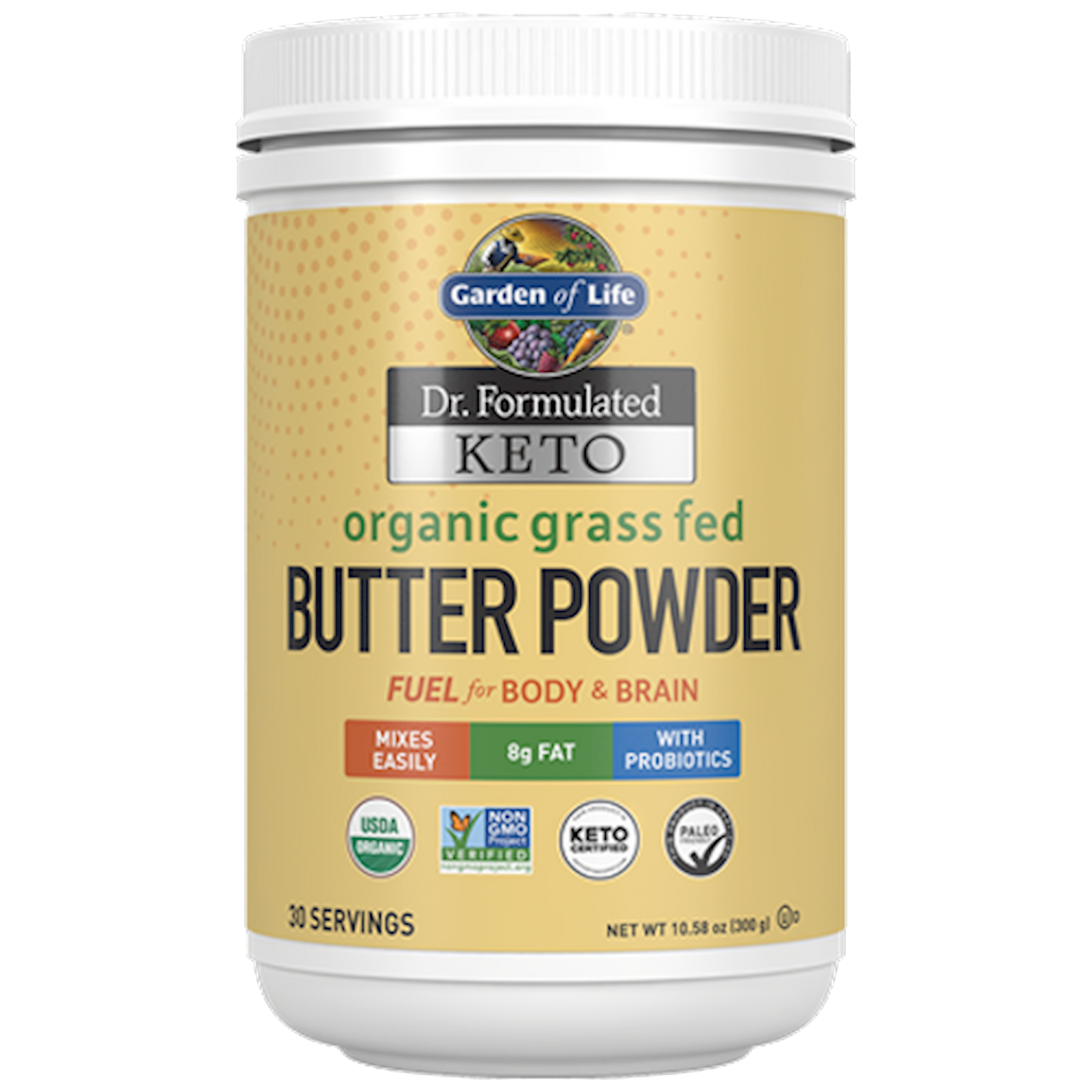 Keto Org Grass Fed Butter Powder  Curated Wellness