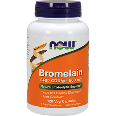 Bromelain 2400 GDU/g 500 mg 120 vcaps Curated Wellness