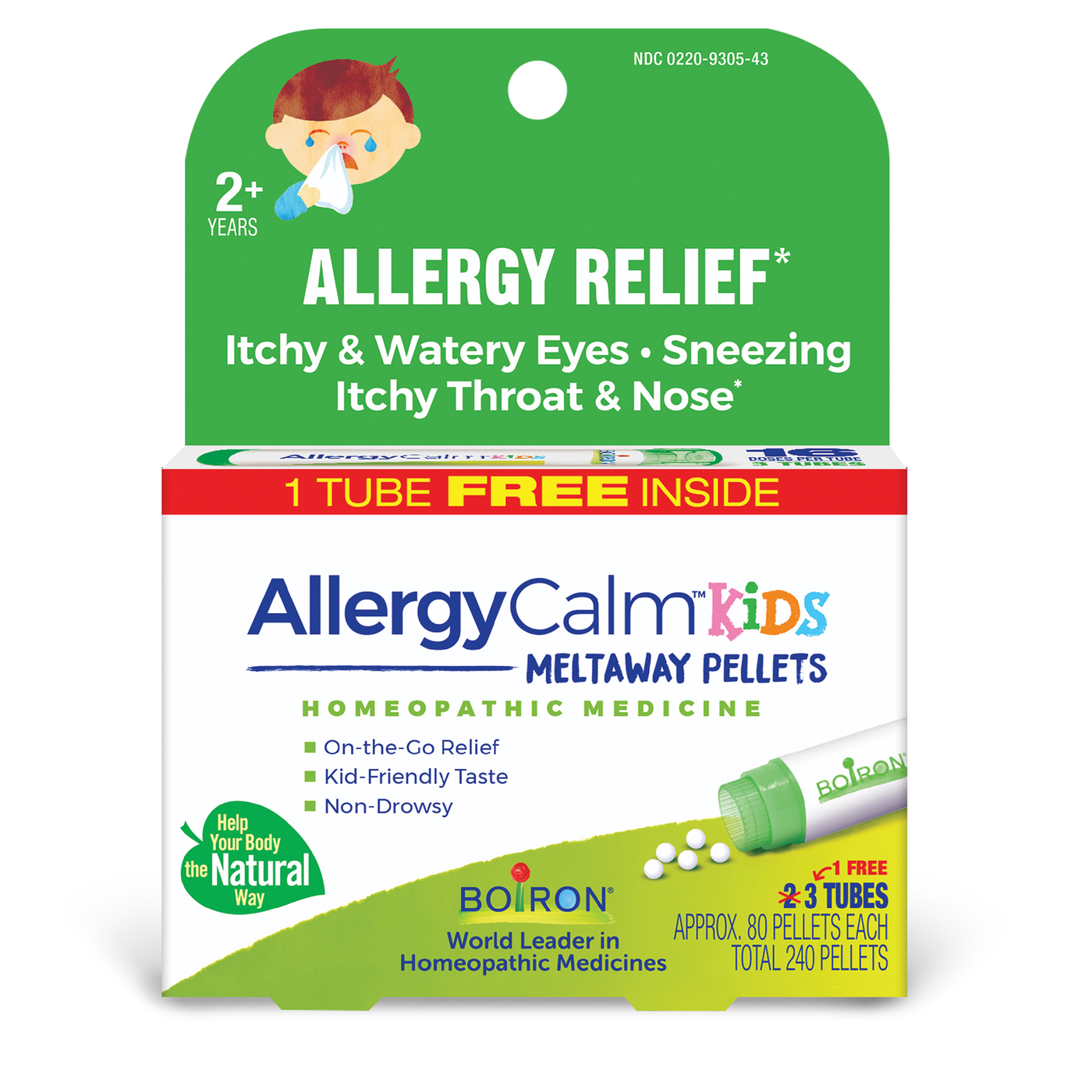 AllergyCalm Kids Pellets 3 tubes Curated Wellness