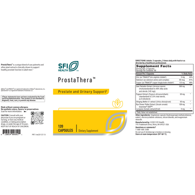 ProstaThera 120 caps Curated Wellness