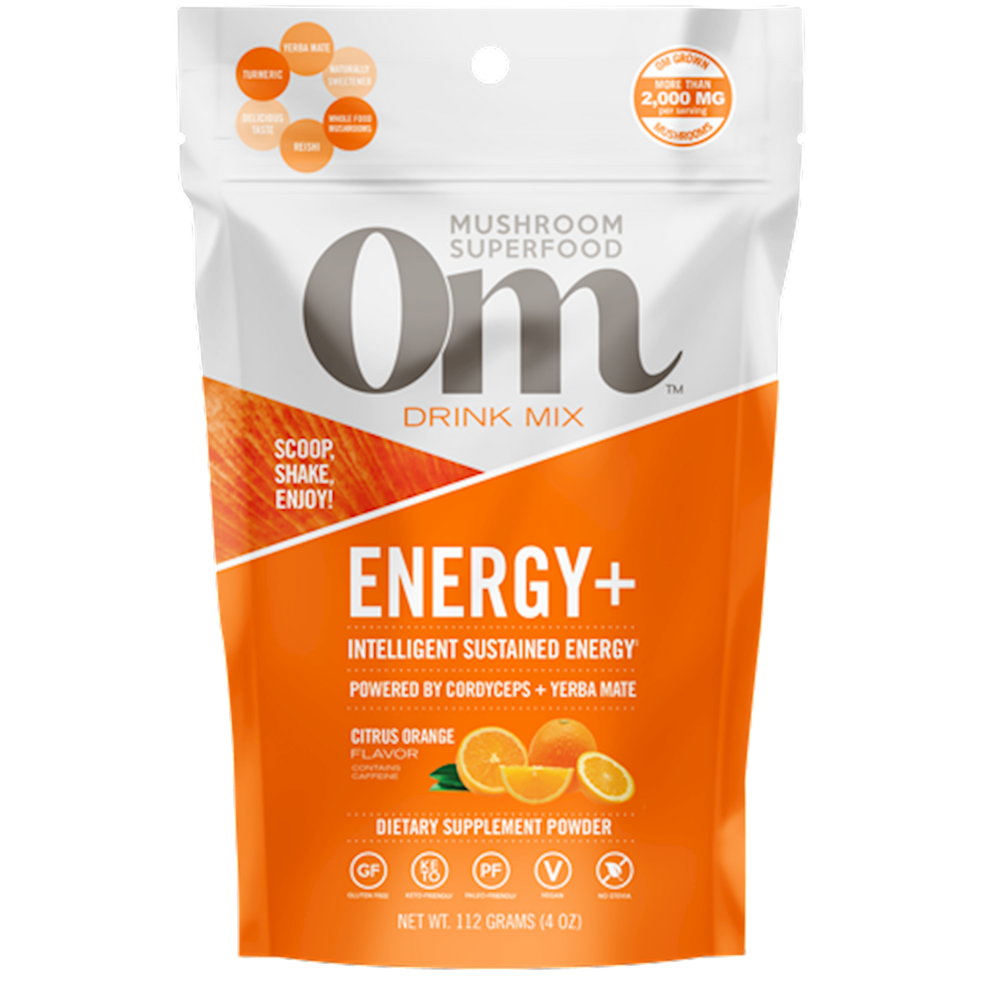 Energy+ Orange Mush Drink Mix  Curated Wellness