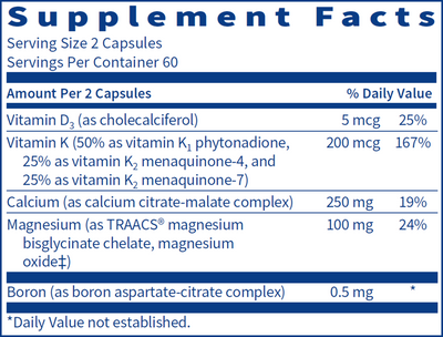 OsteoThera Capsules 120 caps Curated Wellness