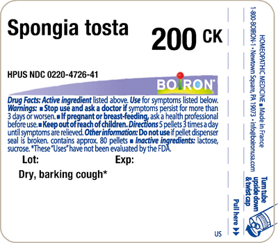 Spongia tosta 200CK 80 plts Curated Wellness