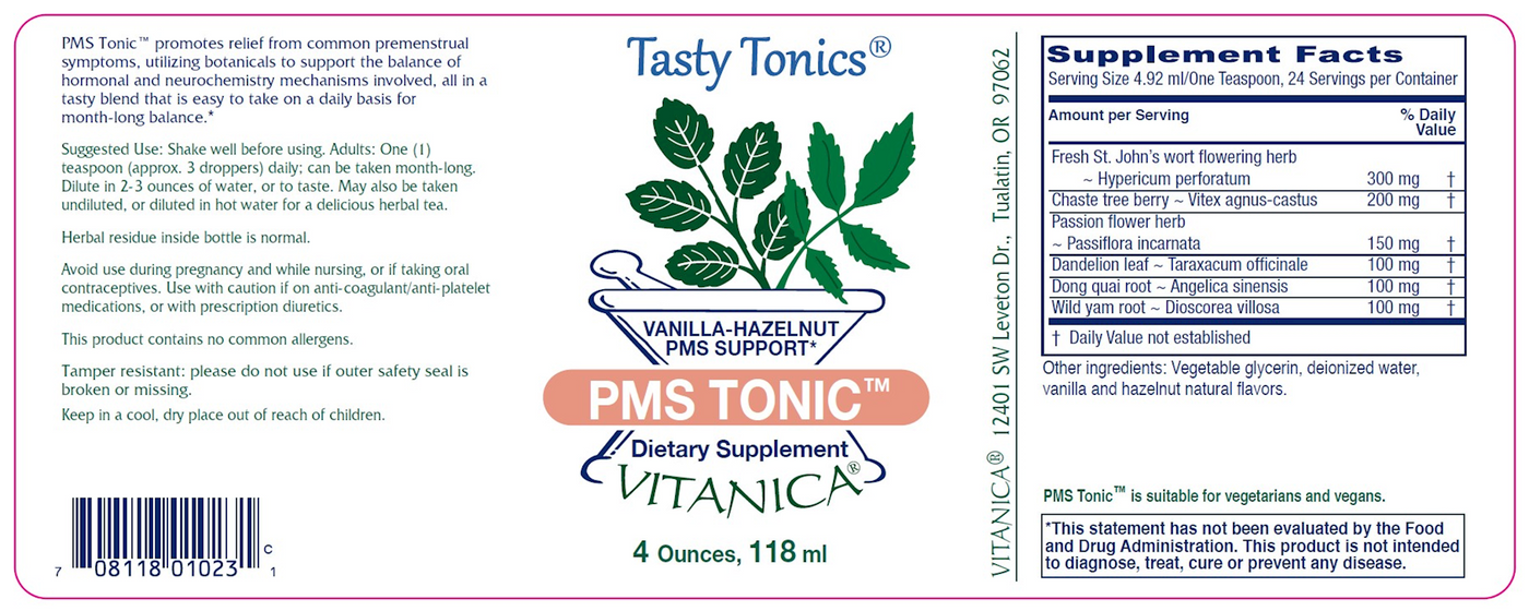 PMS Tonic 4 fl oz Curated Wellness