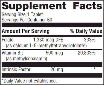 Intrinsi B12/Folate  Curated Wellness