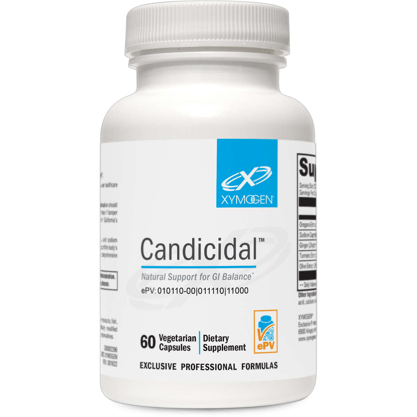 Candicidal 60 Capsules Curated Wellness