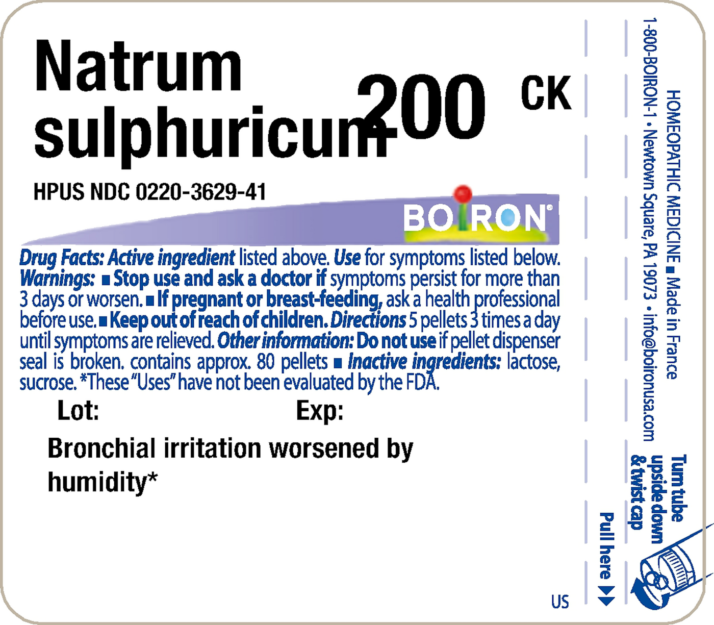 Natrum sulphuricum 200CK 80 plts Curated Wellness