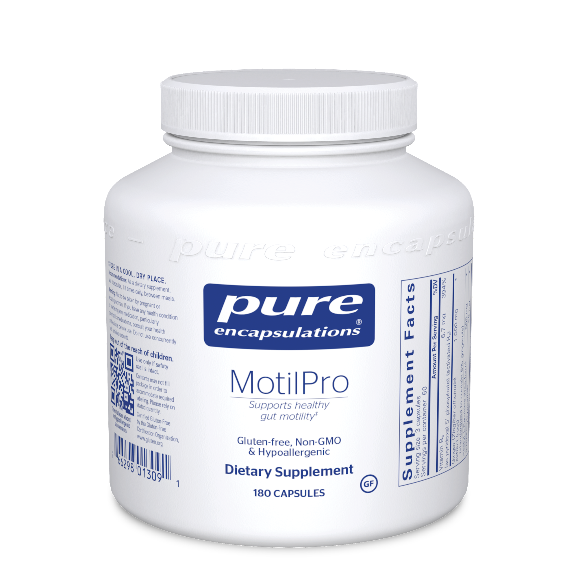 MotilPro 180 vcaps | MOP1 | Pure Encapsulations