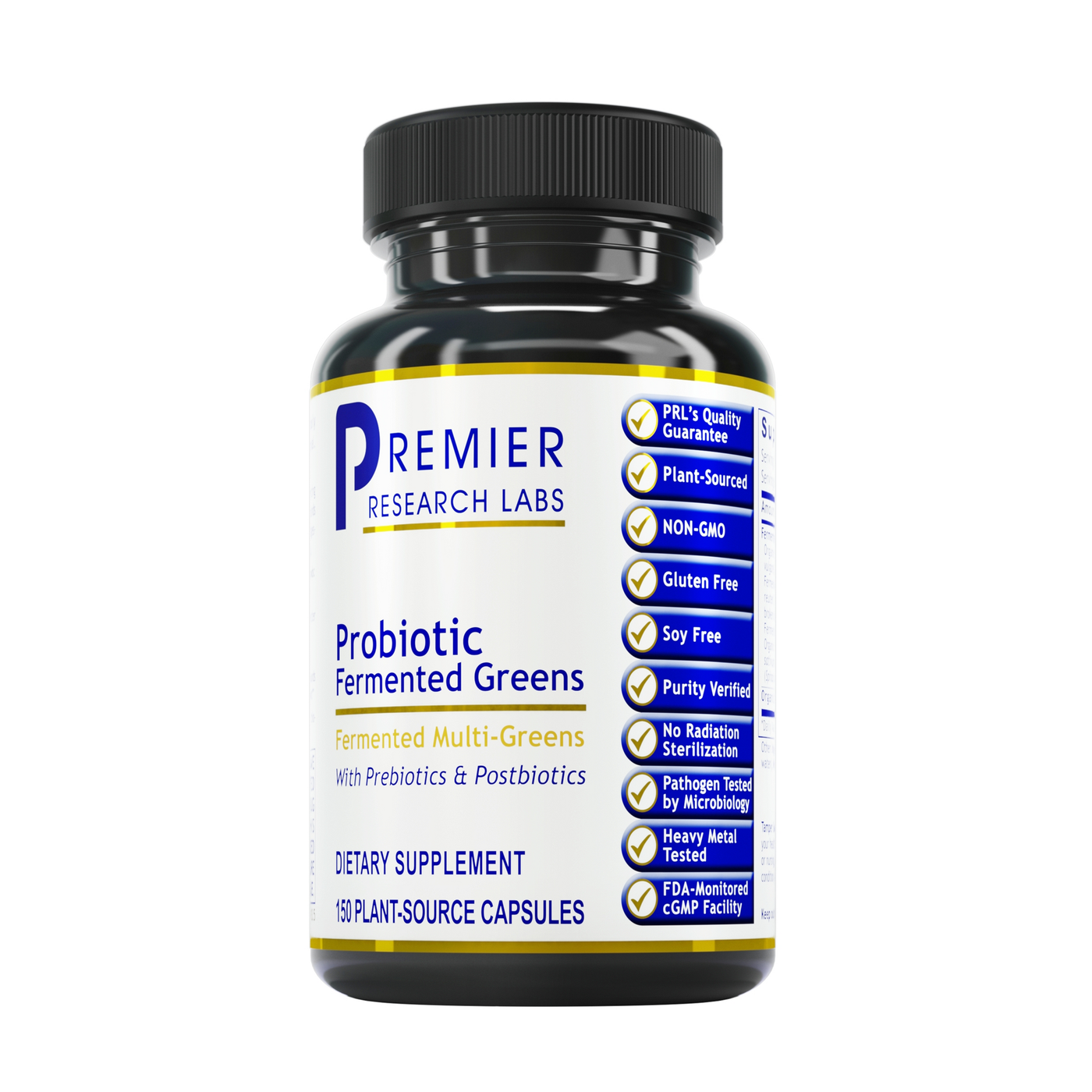 Fermented Greens Premier 150 caps Curated Wellness