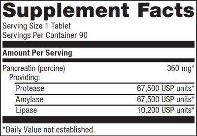 SpectraZyme Pan 9x  Curated Wellness