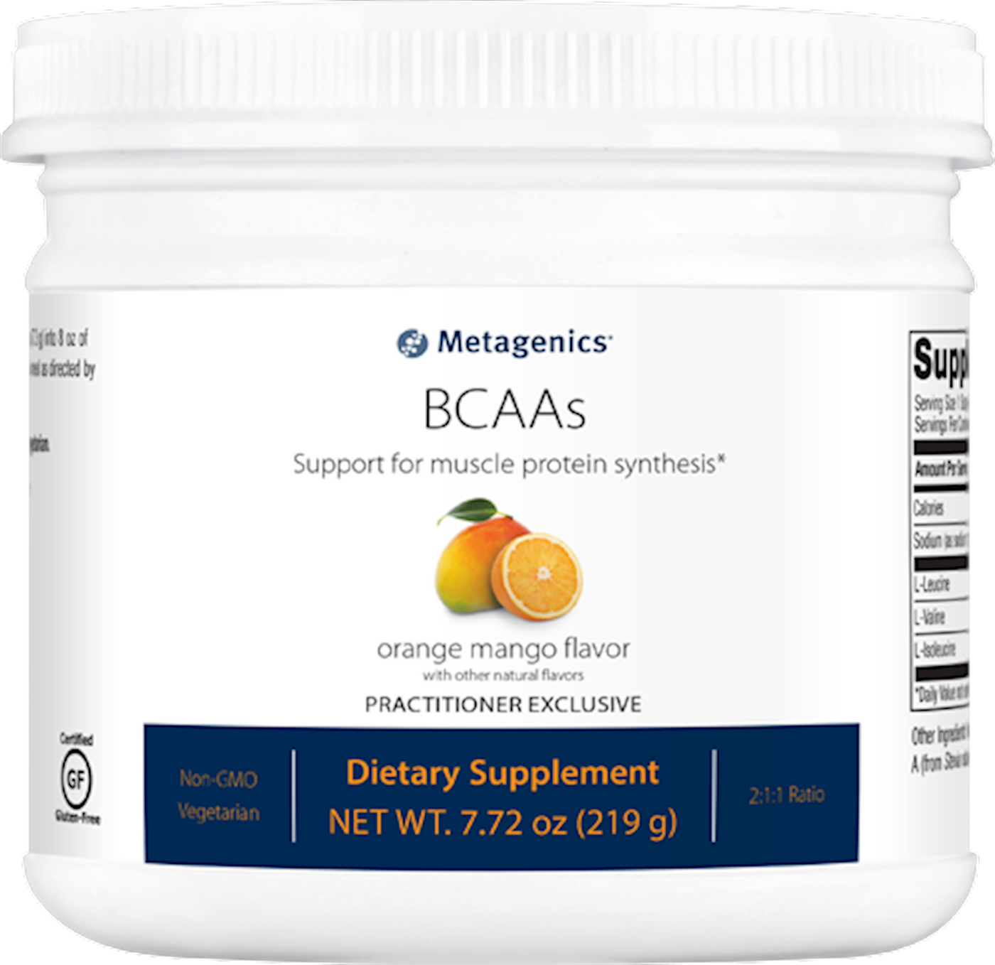 BCAA Orange Mango powder  Curated Wellness