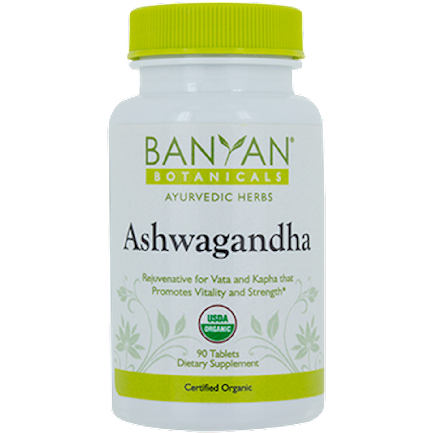 Ashwagandha (Organic) 90 tabs Curated Wellness