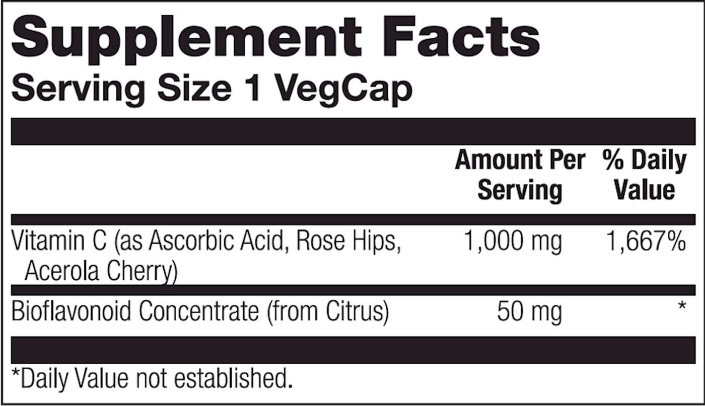 Vitamin C with Bioflavonoid  Curated Wellness