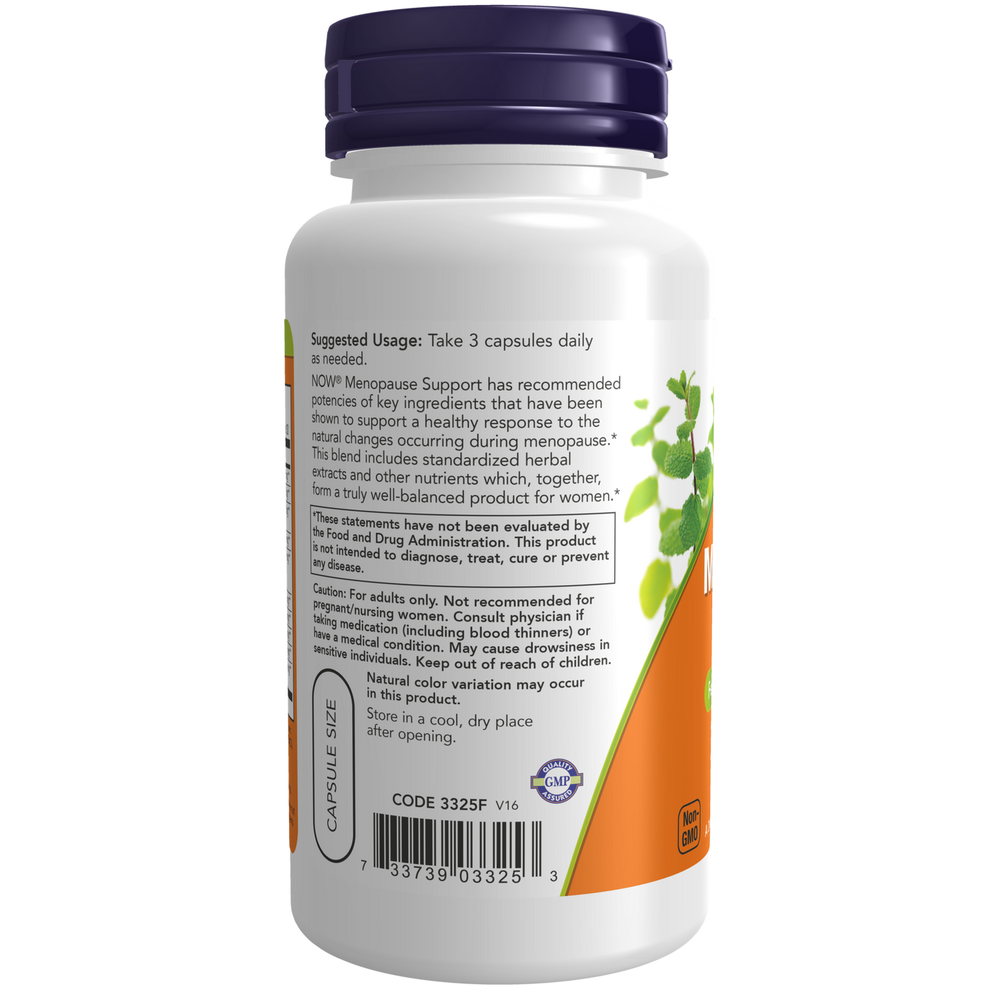 Menopause Support 90 vcaps Curated Wellness