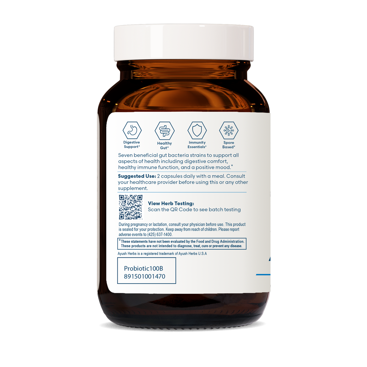 Probiotic 100B  Curated Wellness