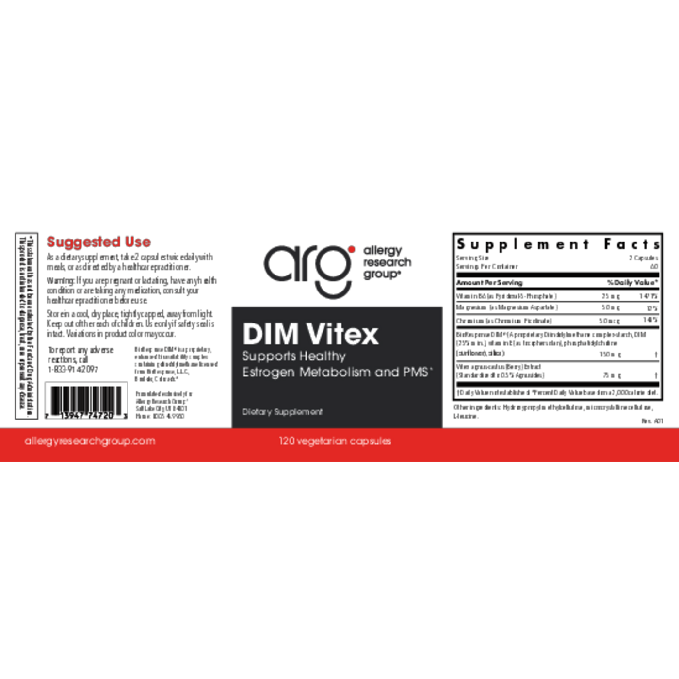 DIM Vitex PMS Formula  Curated Wellness