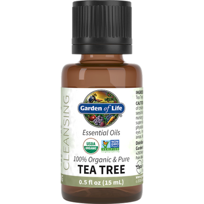 Tea Tree Organic Essential Oil .5 fl oz Curated Wellness